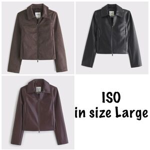 ISO Slim Zip Vegan Suede and Leather Jacket